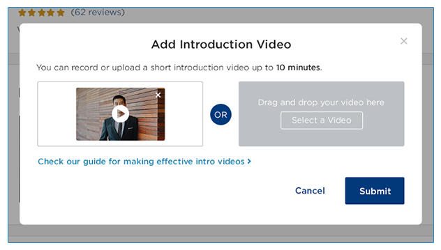 An introduction video