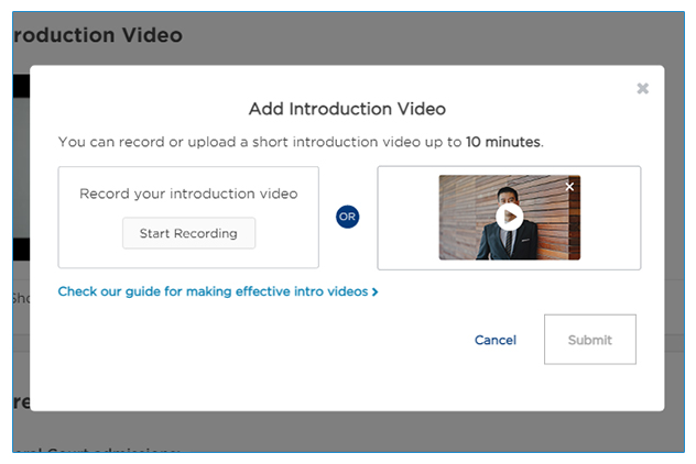 Allowed video formats: 3gp, mov, mp4, mpeg, mpg, ogg, webm, wmv